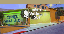 Desktop Screenshot of motelvallesur.com