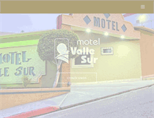 Tablet Screenshot of motelvallesur.com